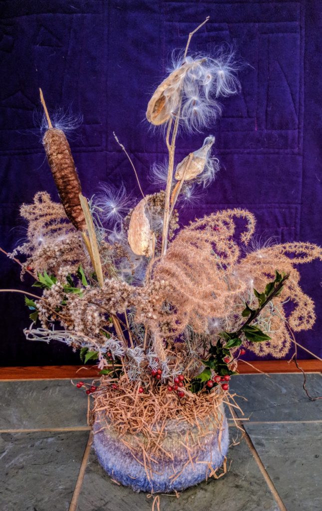 Dried grasses by Amy Tuttle